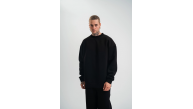 Erkek Uzun Kol Bisiklet Yaka 3 iplik Pamuklu Kışlık SweatShirt - Siyah Erkek Uzun Kol Bisiklet Yaka 3 iplik Pamuklu Kışlık SweatShirt - Siyah