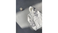 Erkek 3 İplik Pamuklu Kapüşonlu Baskılı Cepli Oversize Sweatshirt Hoodie - Beyaz Erkek 3 İplik Pamuklu Kapüşonlu Baskılı Cepli Oversize Sweatshirt Hoodie - Beyaz