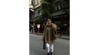 Kadın Yün Cıkartılabilen Atkılı , Kaban İkili Takım - Kahve Kadın Yün Cıkartılabilen Atkılı , Kaban İkili Takım - Kahve